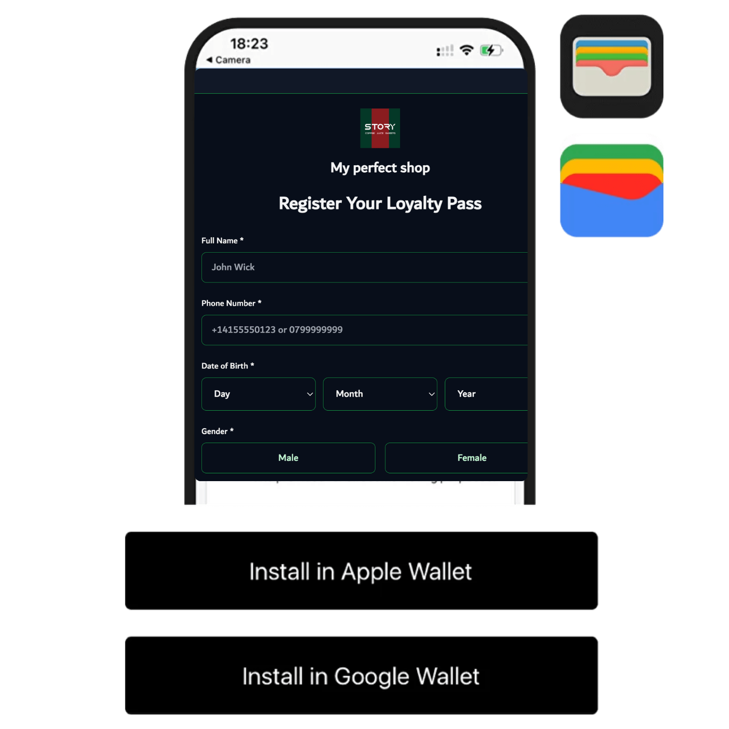 Sign up customers in under 30 sec